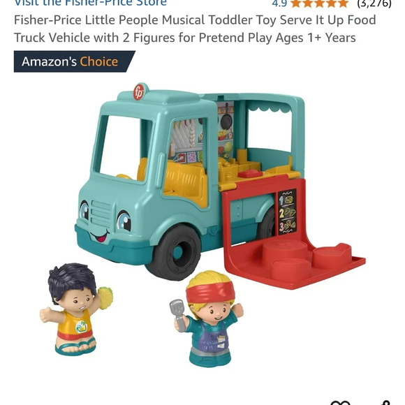 Fisher price truck serve it up musical - Picture 1 of 8